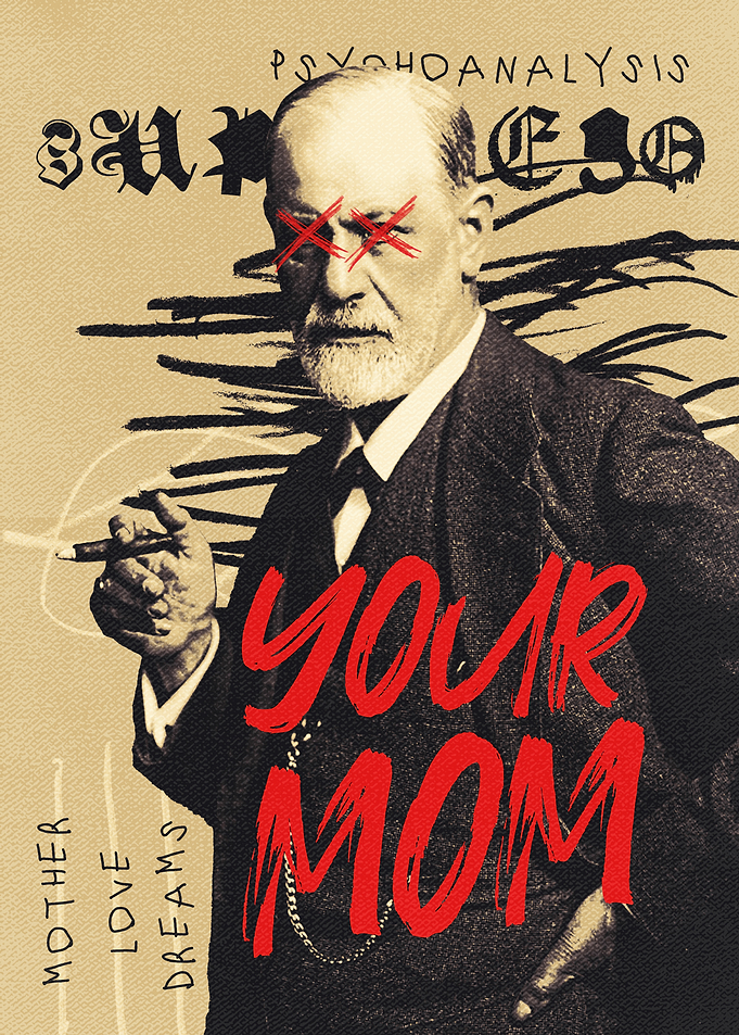 Sigmund Freud Parody Art
