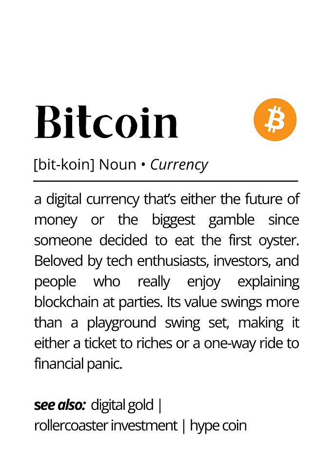 Funny Bitcoin Definition