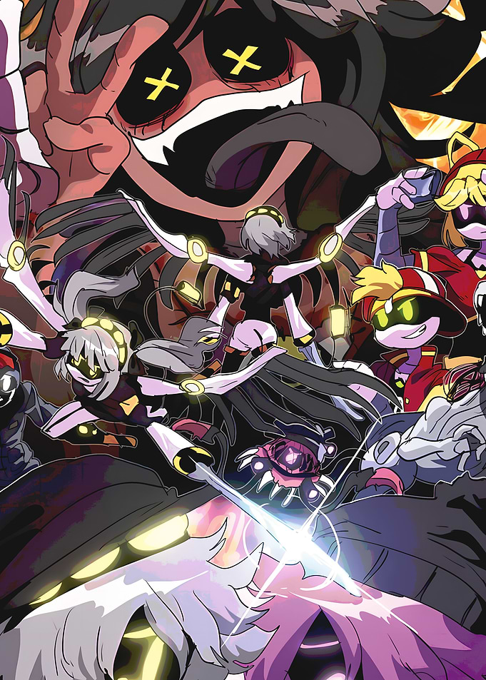 Murder Drones characters group shot
