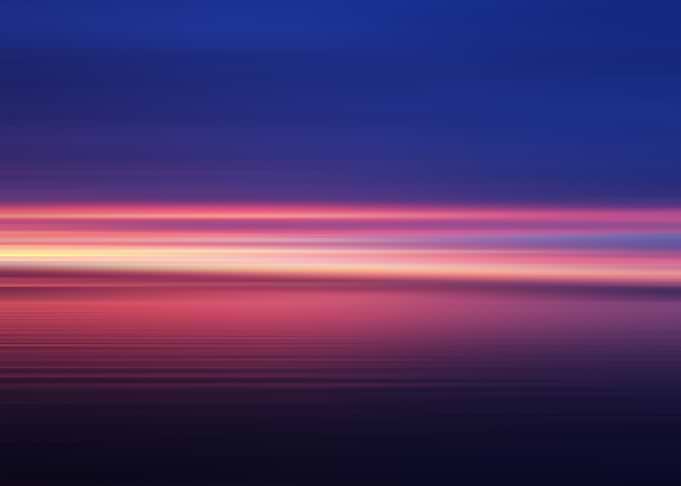 Abstract Sunset Horizon