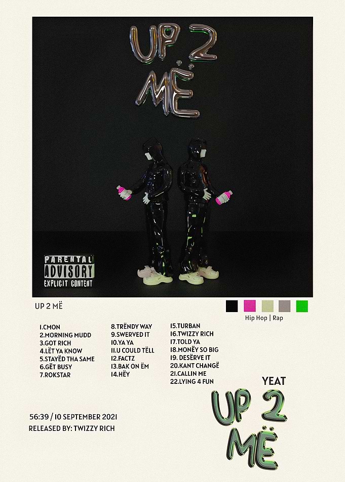 Yeat - Up 2 Me Album Cover
