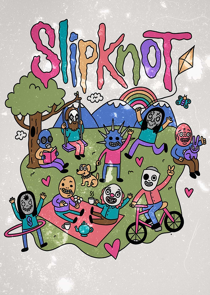 Slipknot Cartoon Picnic