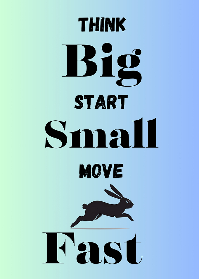 Think Big, Start Small, Move Fast