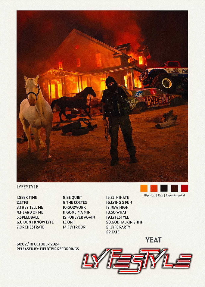 Yeat - Lyfestyle Album Cover