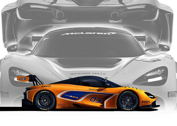 McLaren 720S GT3 Racing Car