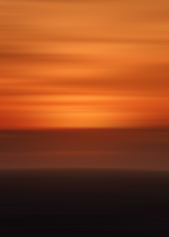 Abstract Sunset Landscape