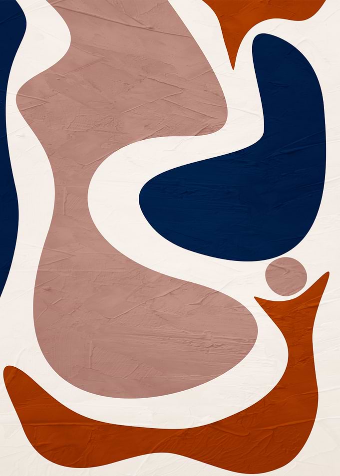 Abstract Shapes Art Print