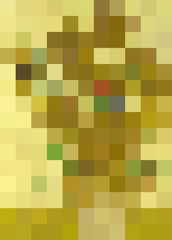 Pixel Art Sunflowers
