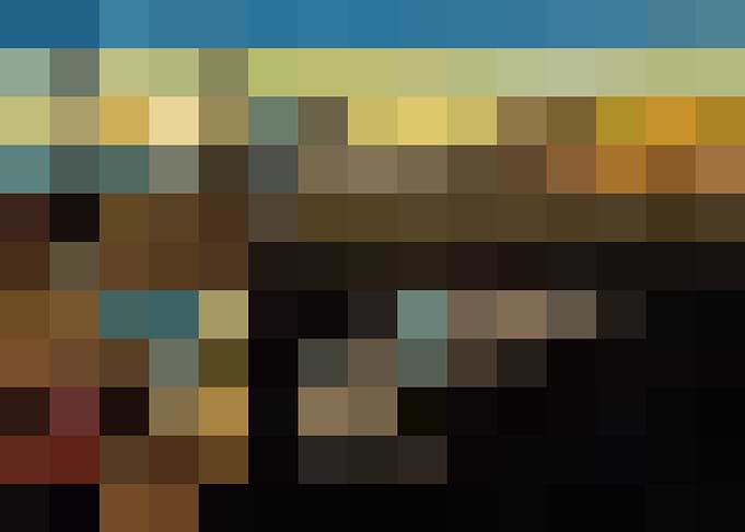 Pixel Art The Persistence of Memory