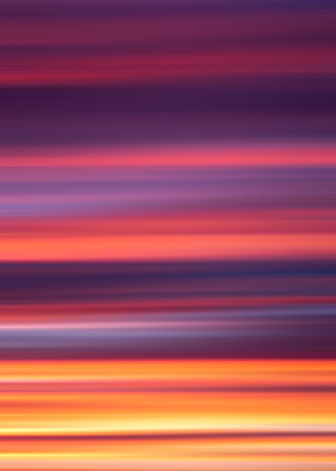 Abstract Sunset Blur