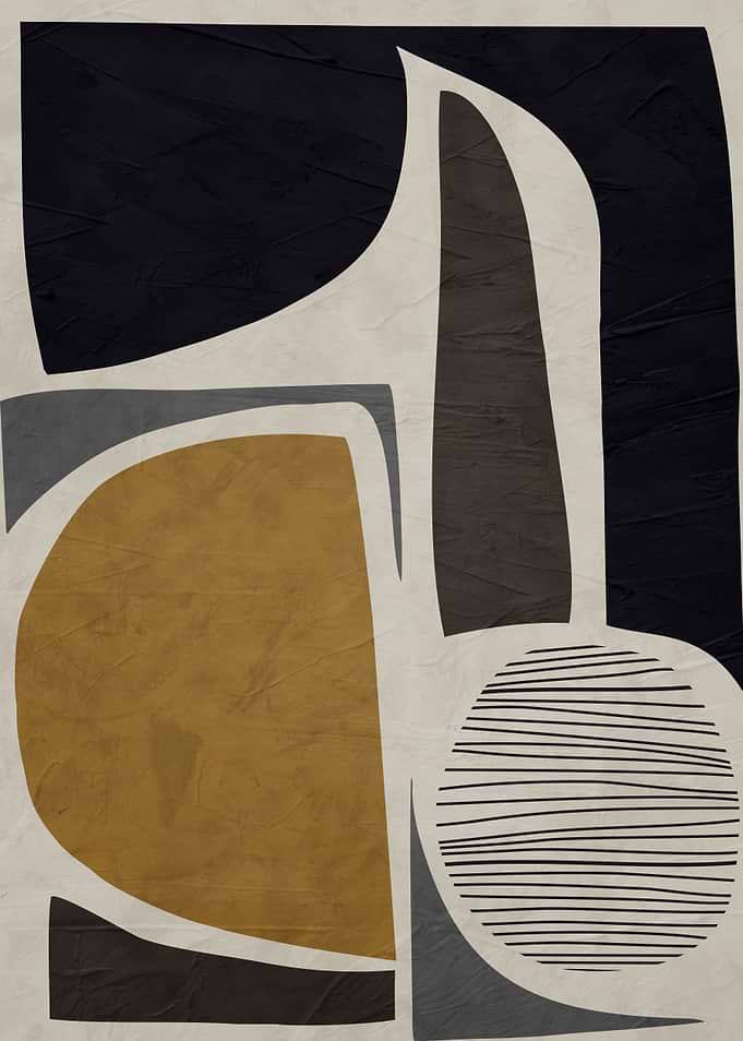 Abstract Geometric Shapes Art