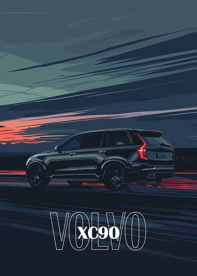 Volvo XC90 at Dusk