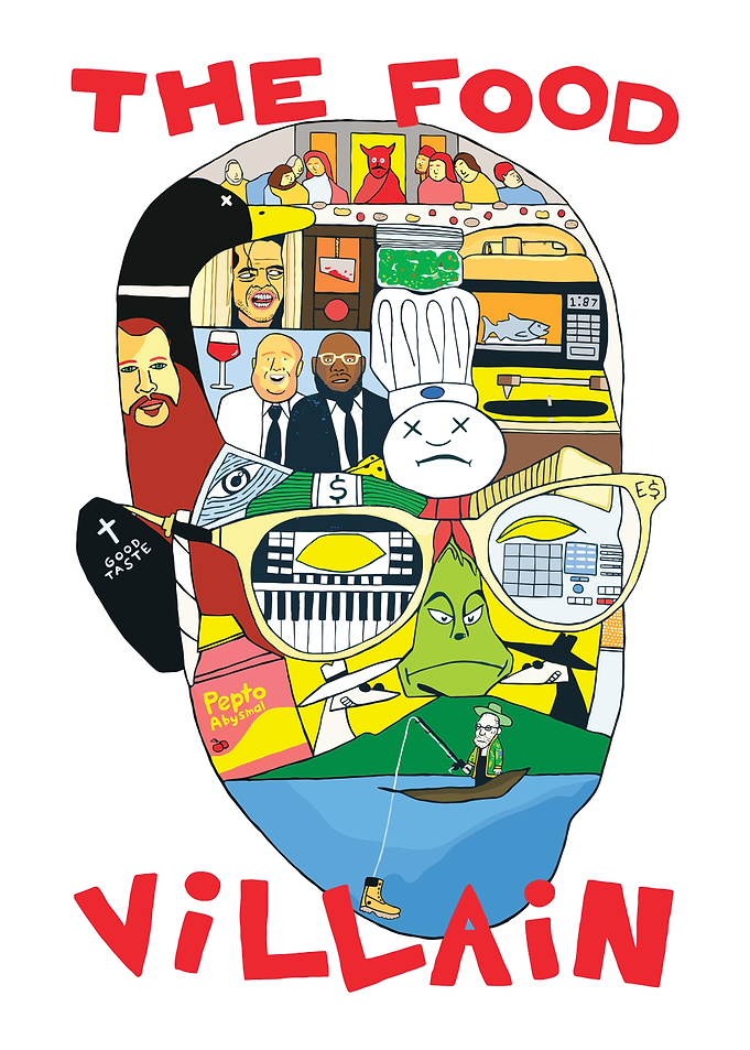The Food Villain Illustration