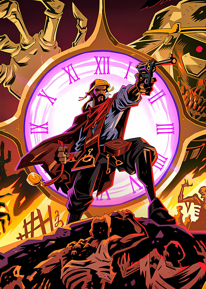 Time Traveler with Gun and Clock