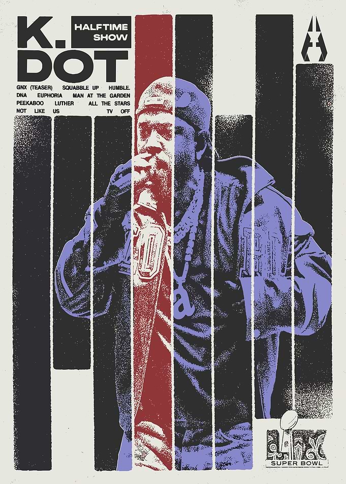 K. Dot Halftime Show Poster