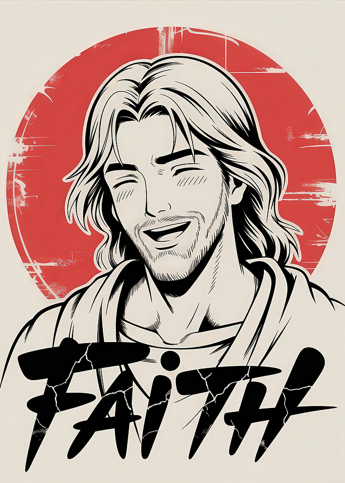 Anime Style Faith Jesus Christ
