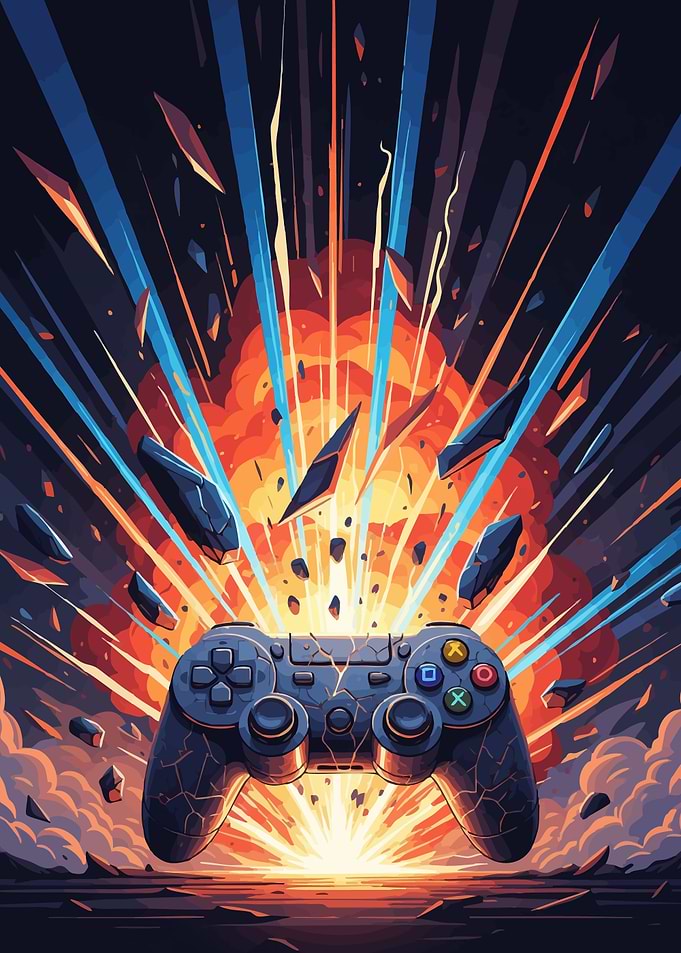 Gaming Controller Explosion