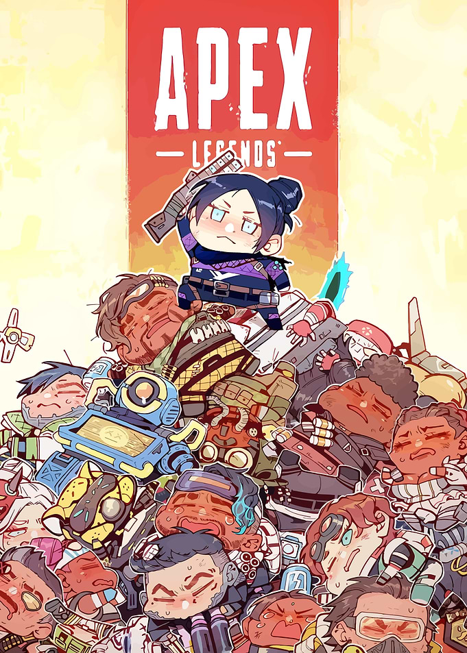 Apex Legends Chibi Pile-Up