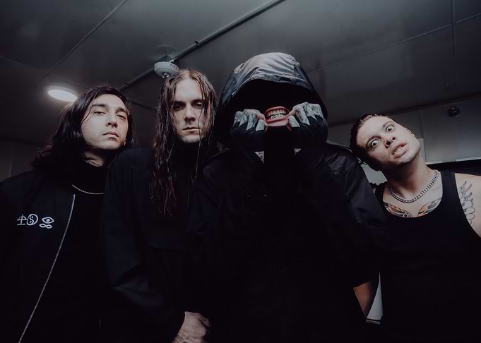 Four Men in Dark Clothing