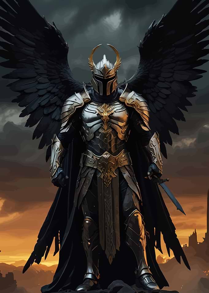 Winged Knight Armor Sword