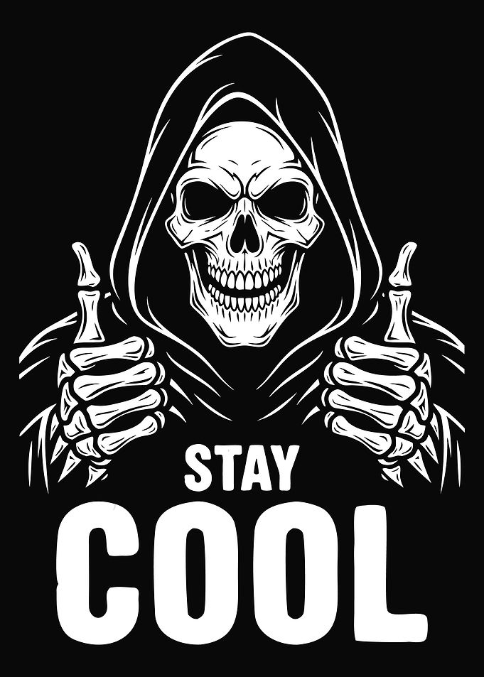 Stay Cool Skeleton Thumbs Up