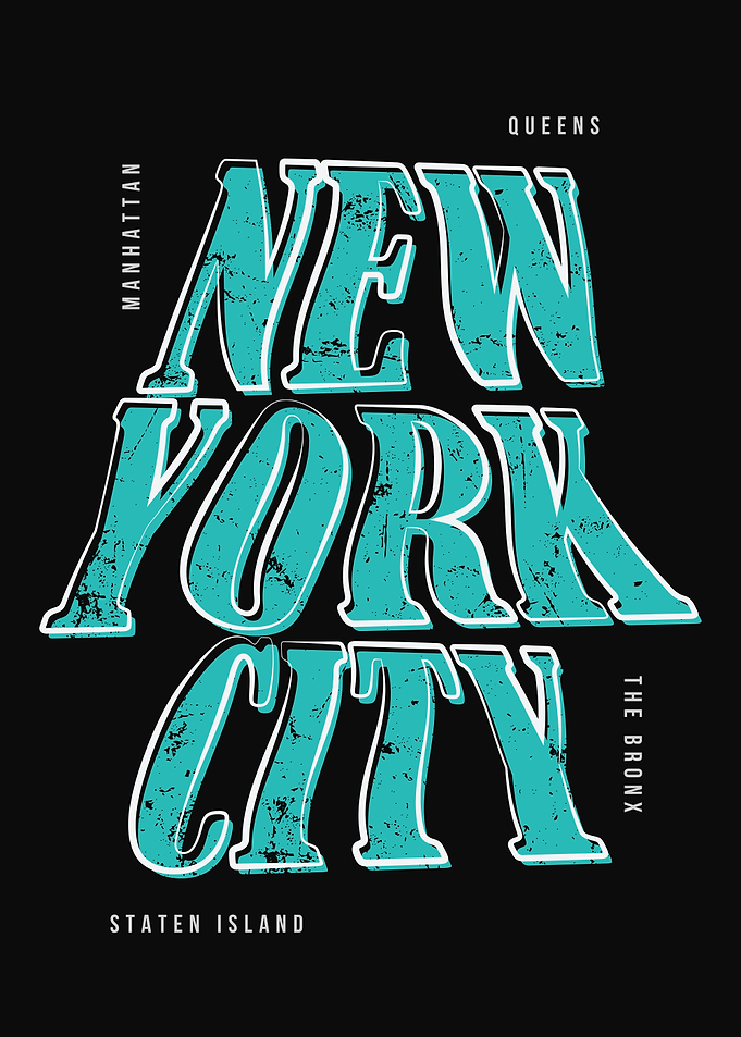 New York City Typography Design