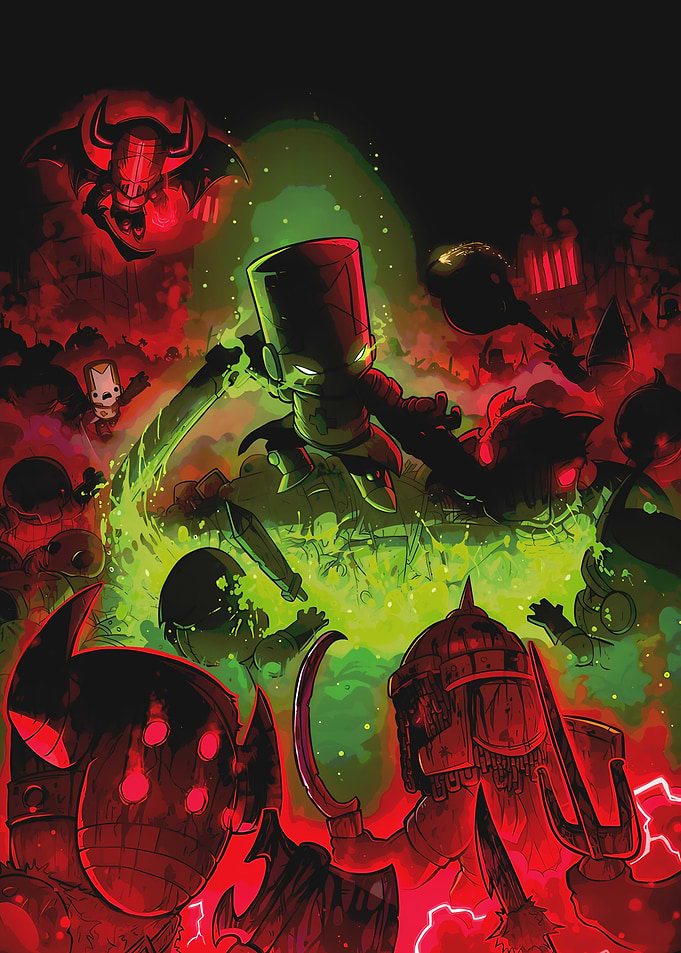 Castle Crashers Battle Scene
