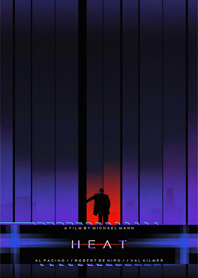 Heat Movie Poster Minimalist