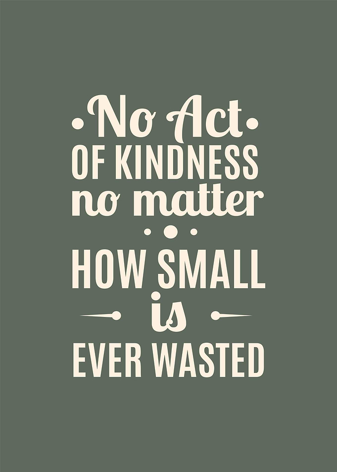 Kindness Quote Poster