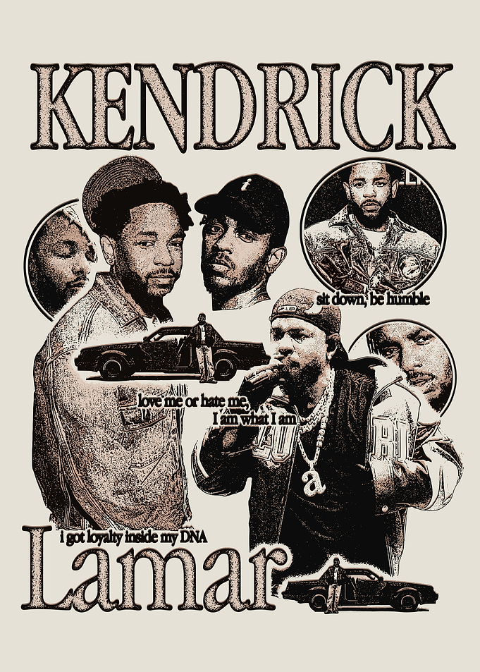 Kendrick Lamar Collage Art