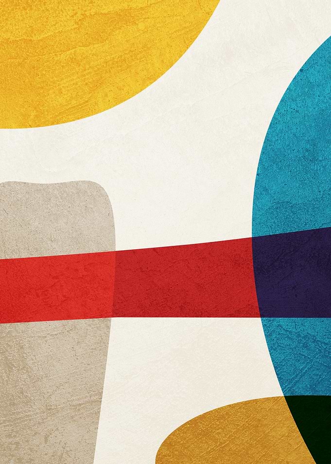 Abstract Geometric Shapes Art