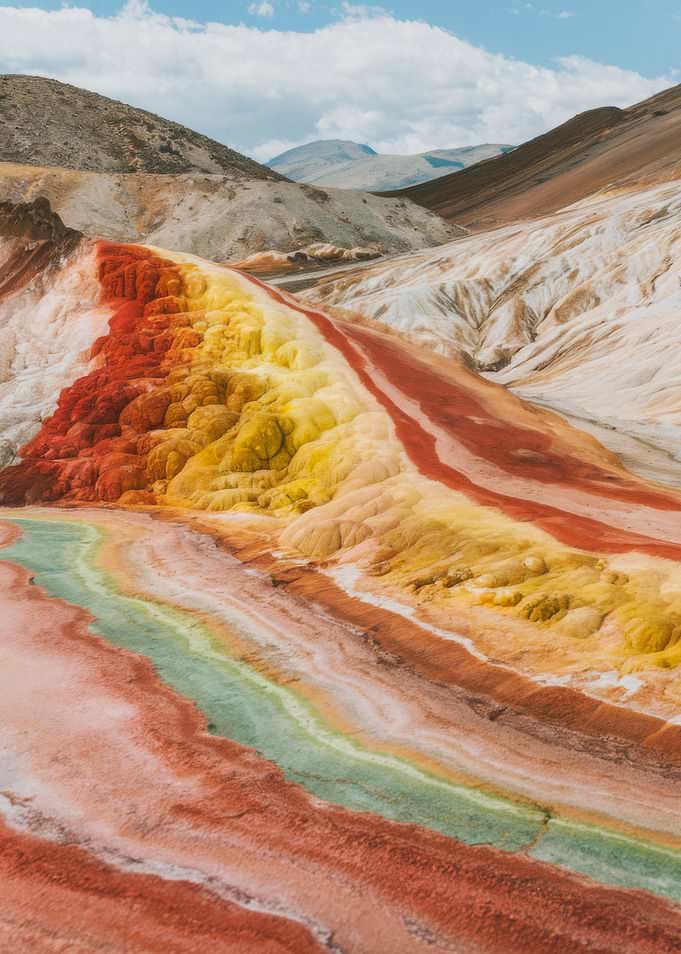 Rainbow Mountain Landscape