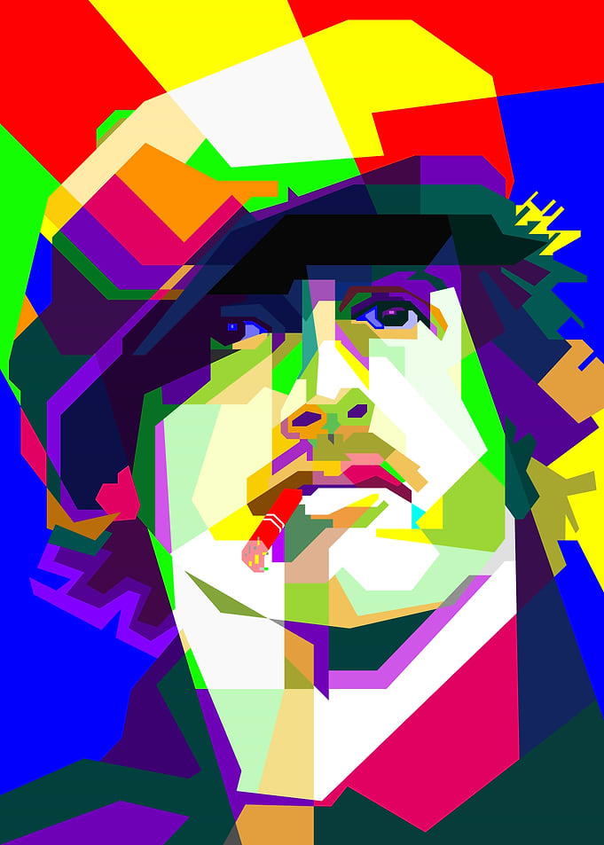 80s Most Action Movies Pop Art
