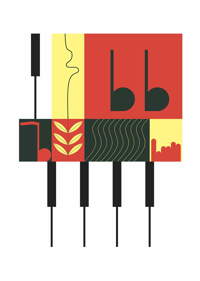 Abstract Piano Modern