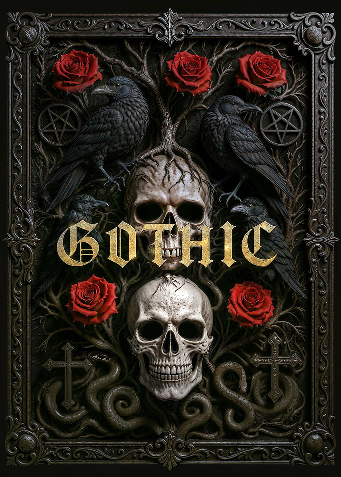 Skulls, Roses & Ravens