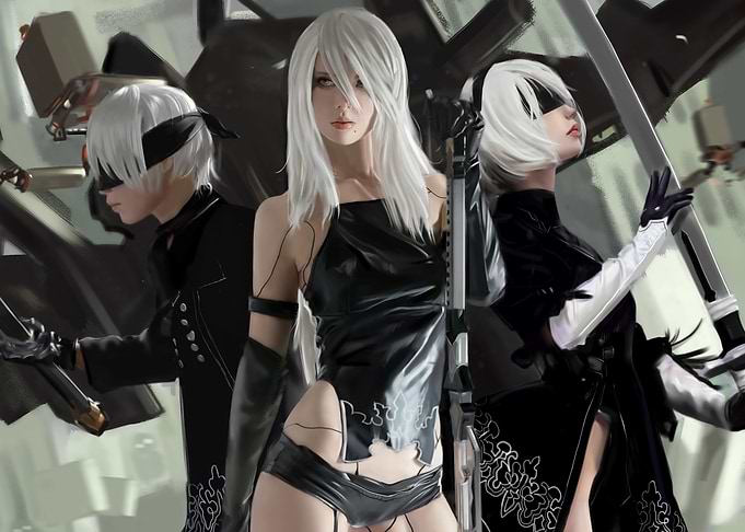 Nier Automata characters