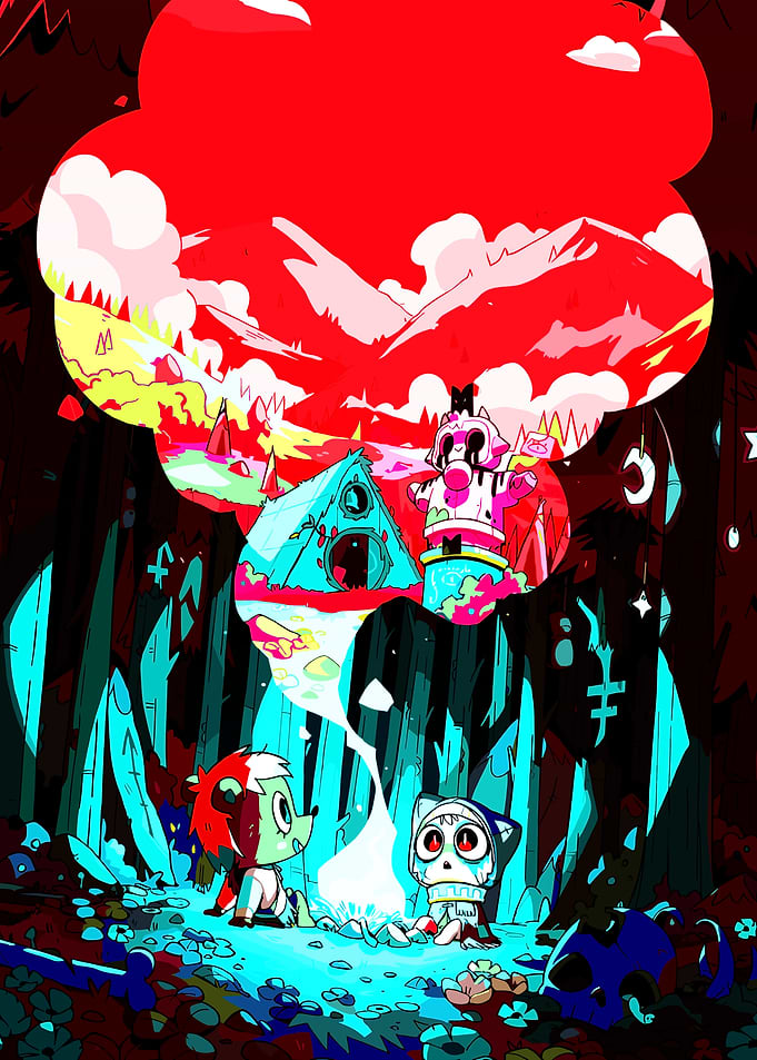 Cult of the Lamb stylized scene
