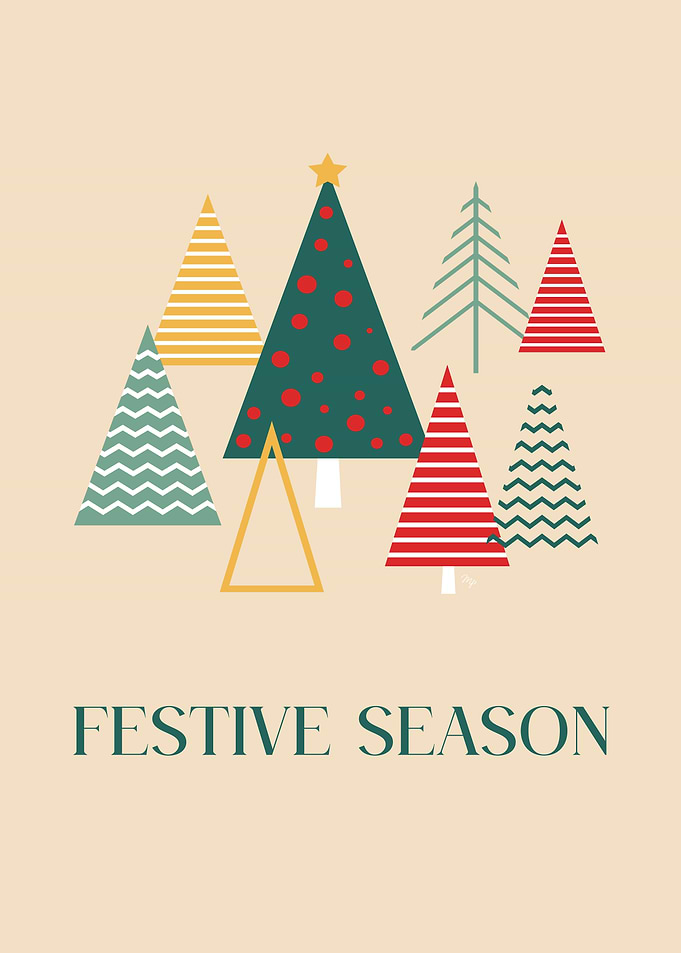 Xmas Festive Season Christmas Trees quote