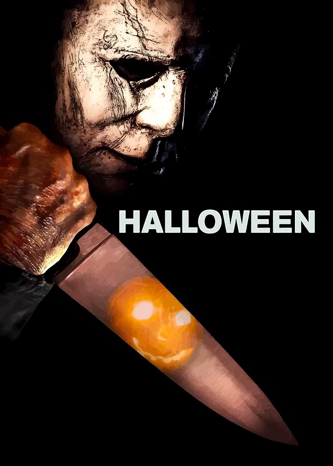 Halloween movie poster with Michael Myers