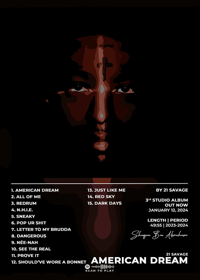 21 Savage - American Dream Album Art
