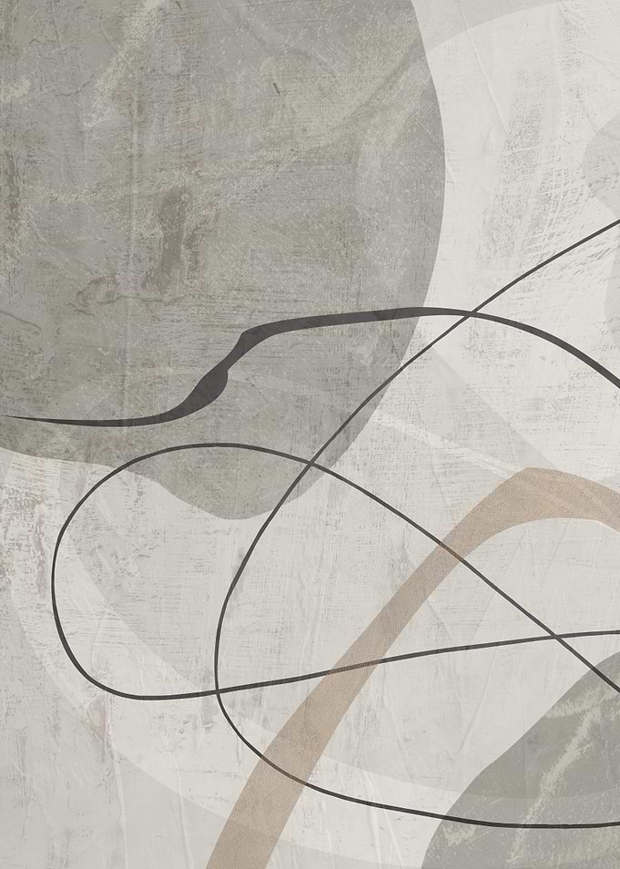 Abstract Neutral Tones Art