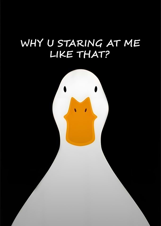 Why U Staring At Me Like That?