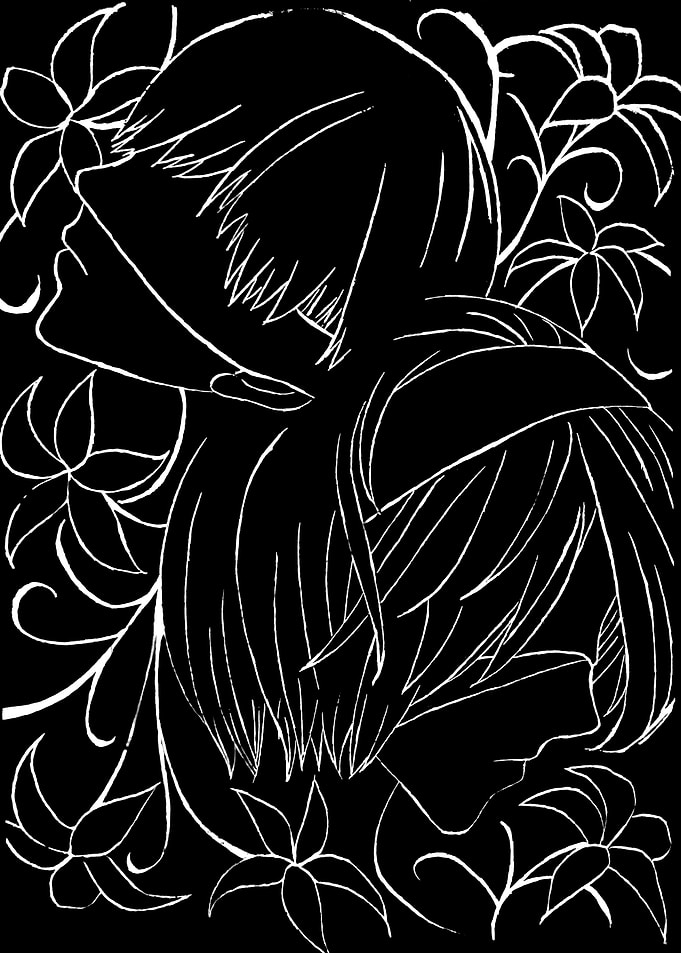 Monochrome Floral 2b