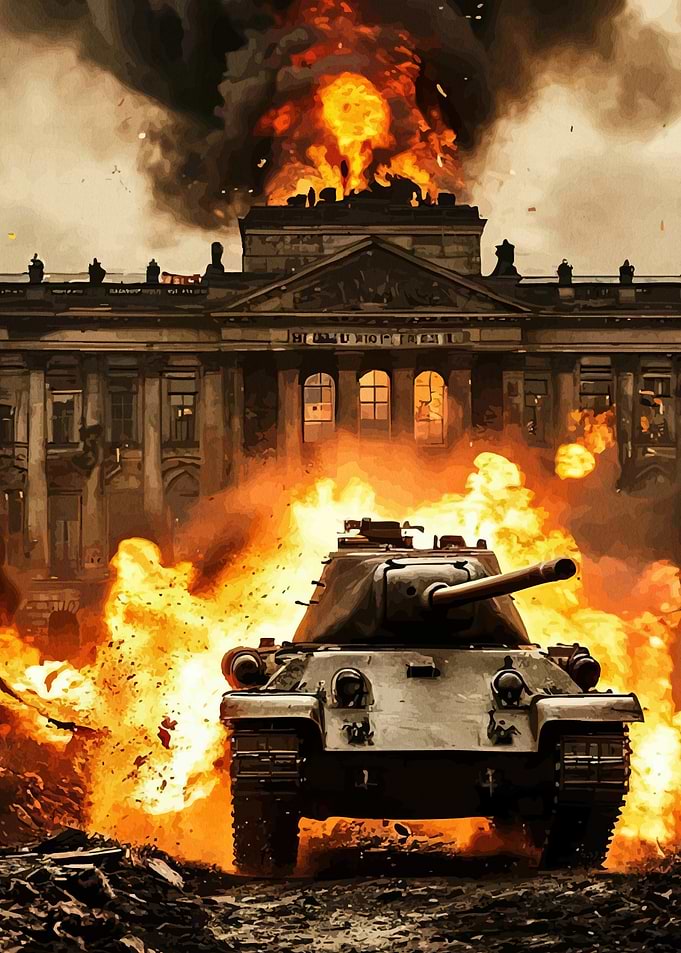Tank in War Zone