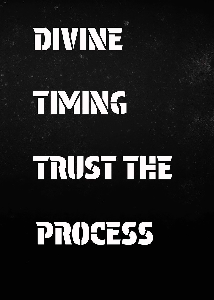 Divine Timing Trust the Process