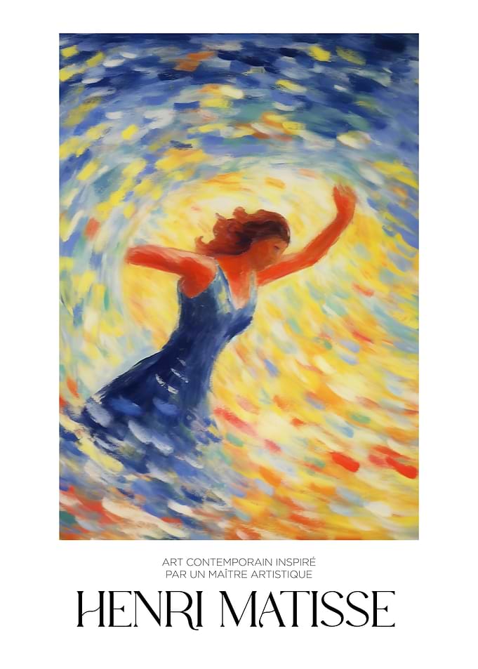 Henri Matisse Inspired Art Print