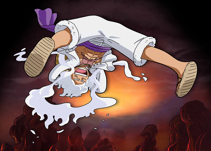 Joyful Fury: Luffy's Gear 5 Leap