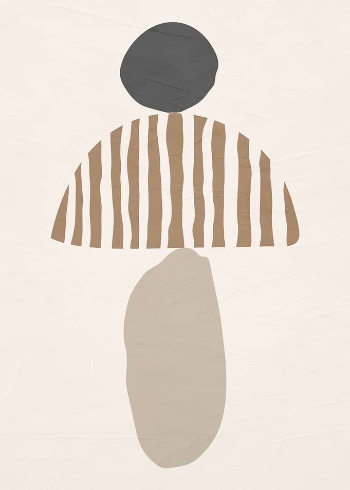 Abstract Shapes Minimalist Art