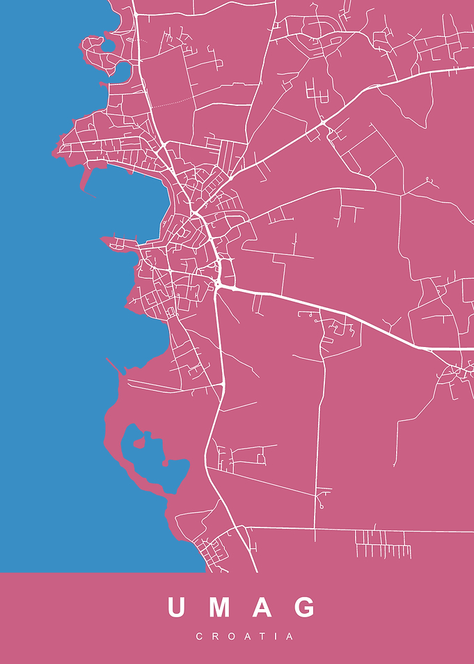 Umag, Croatia City Map