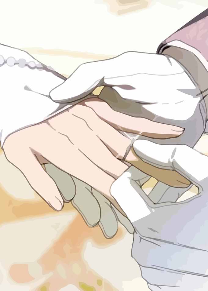 Anime Wedding Ring Exchange